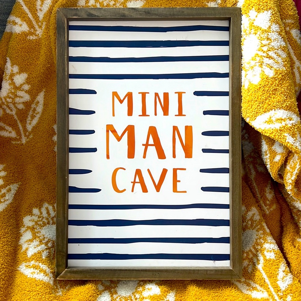 Boys Little Man Cave sign